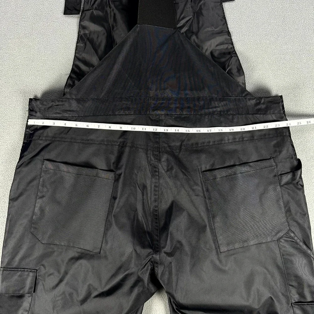 Frogg Toggs Bibbs Overalls Mens 2XL Black StormWatch Waterproof Breathable New - Picture 6 of 13